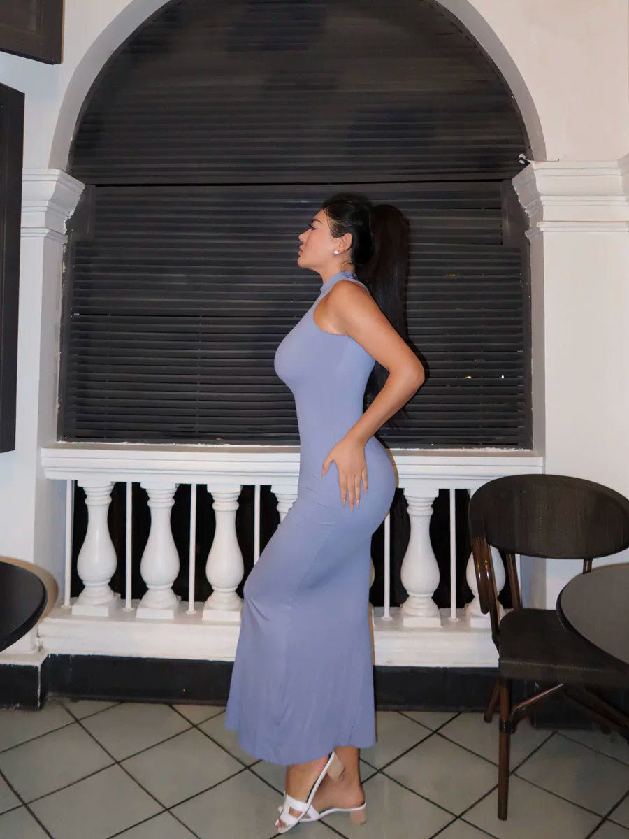 Jaghds | Women’s Sleeveless Stretch Dress with Streamlined Silhouette