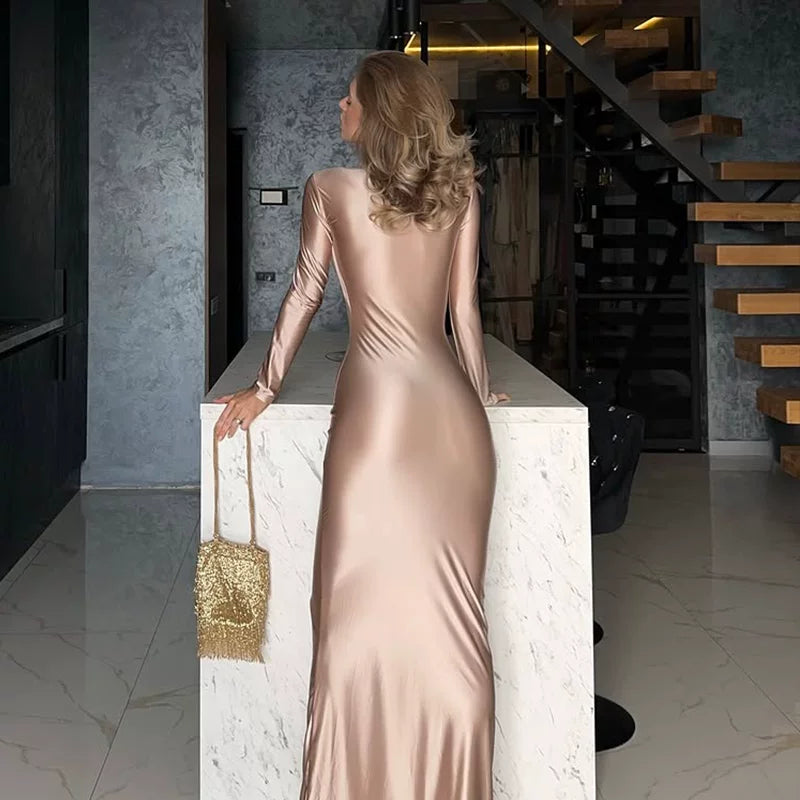 Jaghds | European and American Style Long Sleeve Autumn Dress