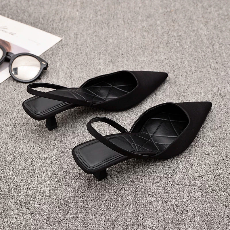 Jaghds | Summer Pointed Toe Stiletto Sandals for Women with Adjustable Strap and Comfortable Fit
