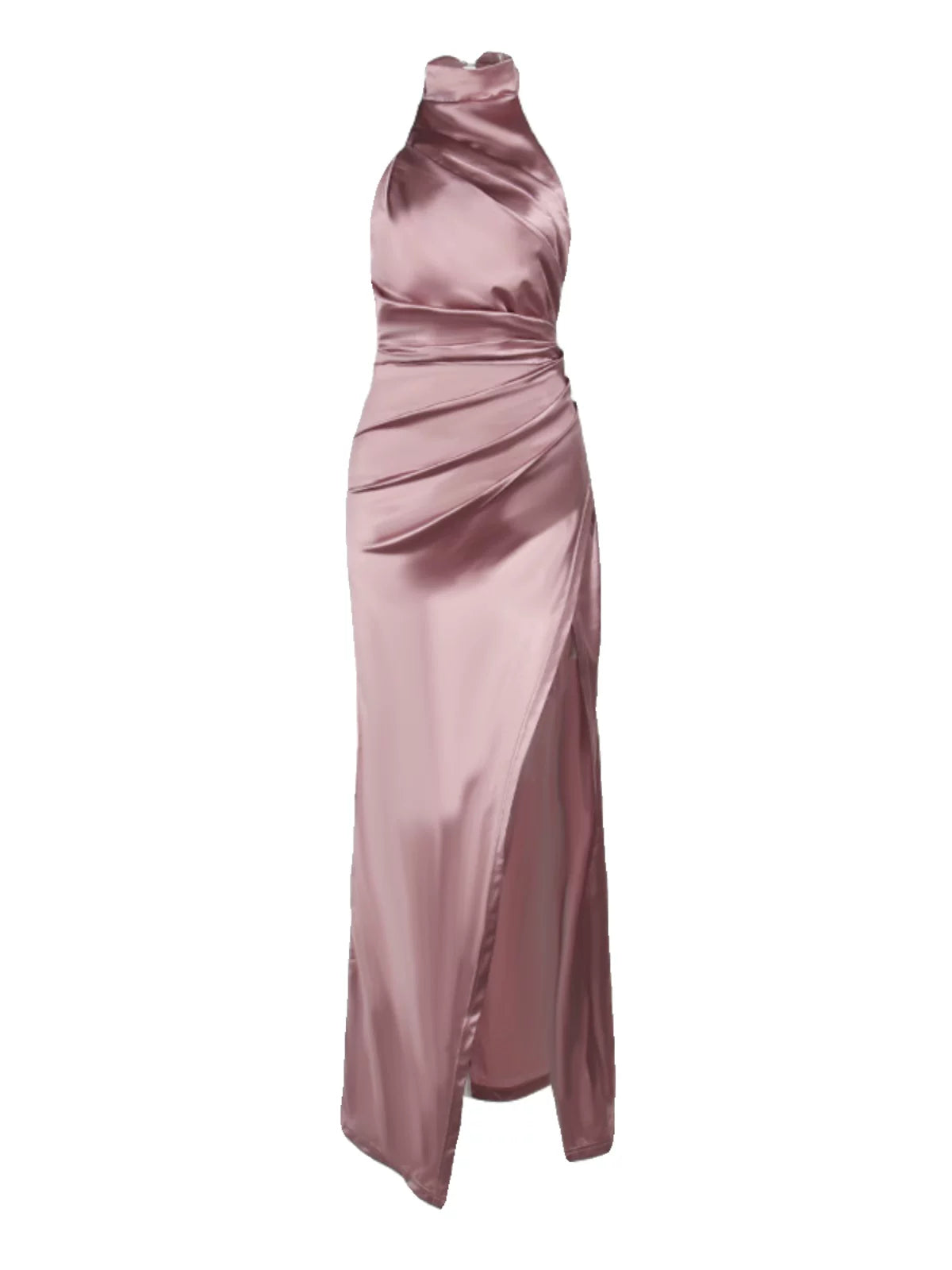 Jaghds | High-End Satin Slit Dress for Women’s Annual Party