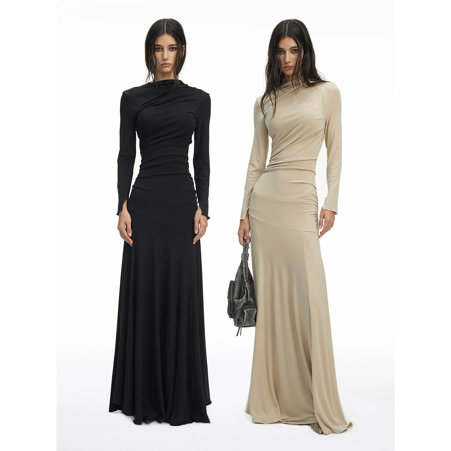 Jaghds | Slim Fit Stretch Knit Dress – Women’s Elegant Everyday Wear