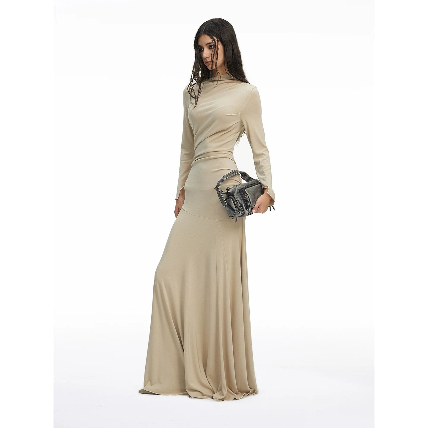 Jaghds | Slim Fit Stretch Knit Dress – Women’s Elegant Everyday Wear